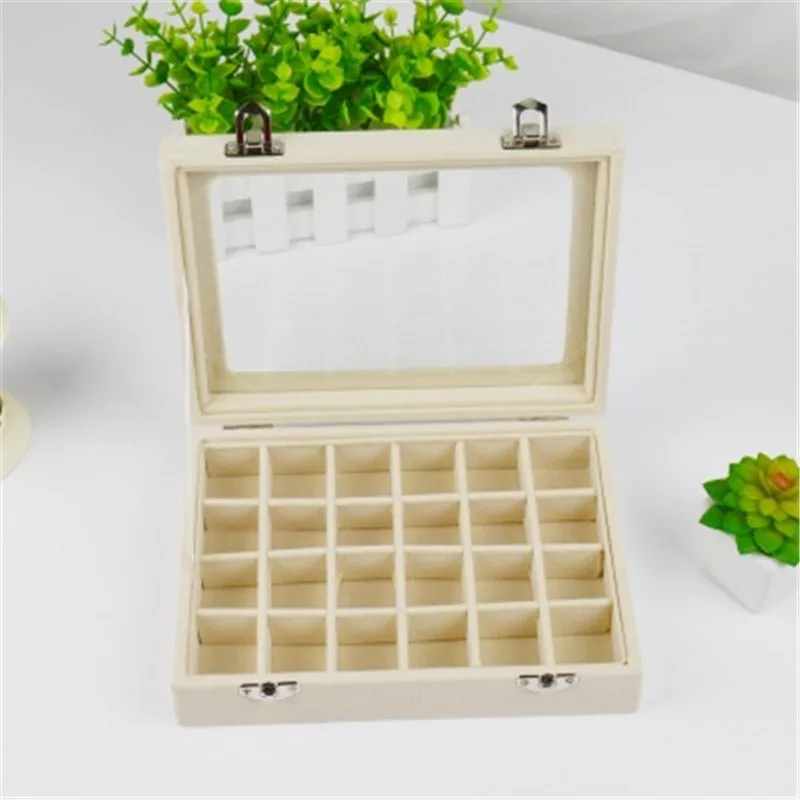 Бархатная стеклянная шкатулка для ювелирных изделий 20*15*4 5 см|ring box|jewelry display boxdisplay
