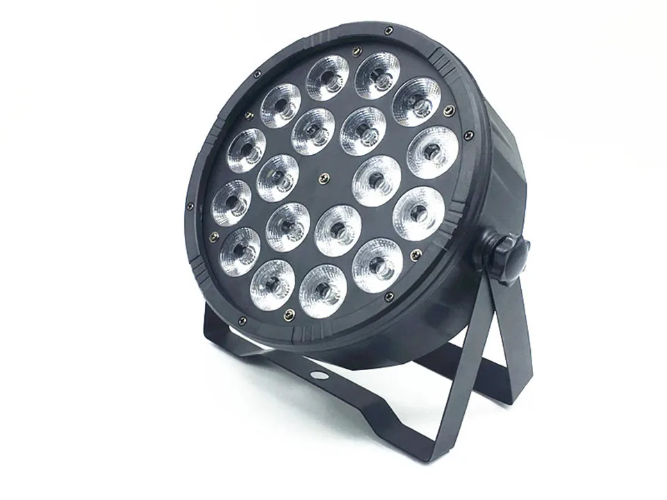 10 единиц/лот 18X12 Вт RGB + УФ 4 в 1 16 бит Светодиодная лампа для ночного освещения
