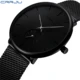 CRRJU Watches For Men 2019 Luxury Ultra Thin Watch Fashion Stainless Steel Mens Wristwatch Simple Male Clock Reloj Hombre Black Other Image
