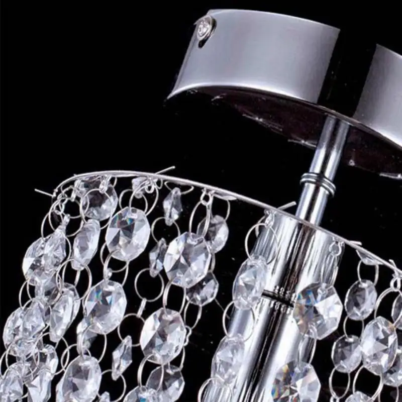 Светодиодный потолочный светильник хром K9 Современный хрустальный переменного