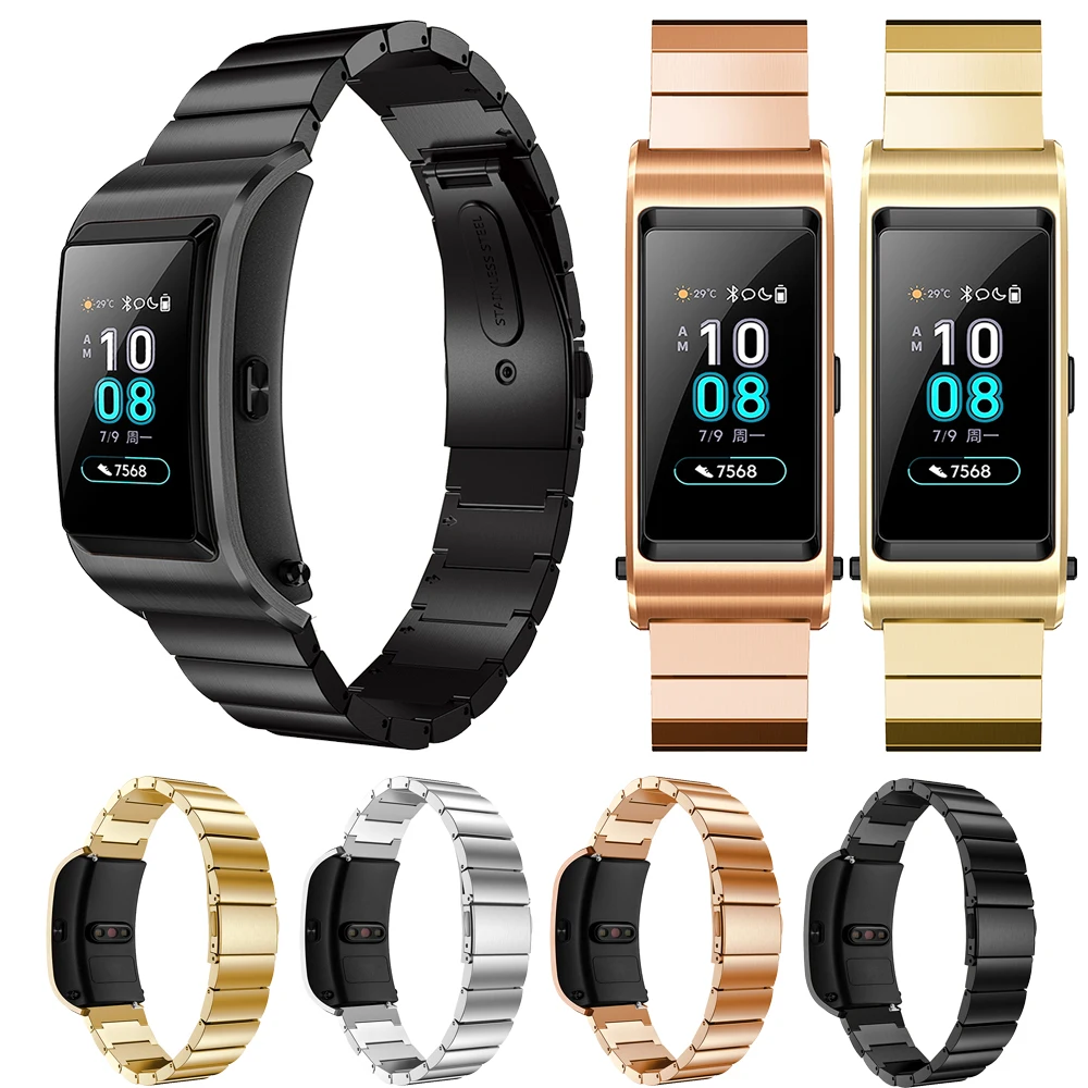 

Fashion Classic Stainless Steel Strap Band For Huawei Talkband B5 Wristband Replacement Metal Bracelet Belt Watchband