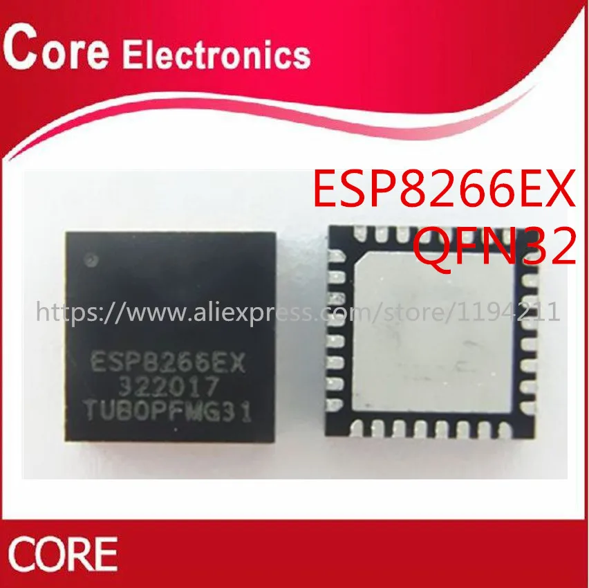 100 шт./лот новые IC ESP8266 ESP8266EX QFN32 оригинальные аутентичные Горячие гарантии