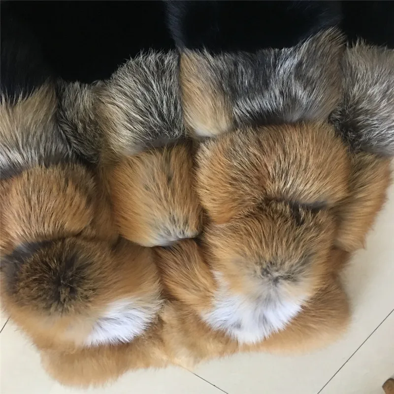 TOPFUR 2018 новый дизайн женское популярное пальто из лисьего меха хит продаж 80 см