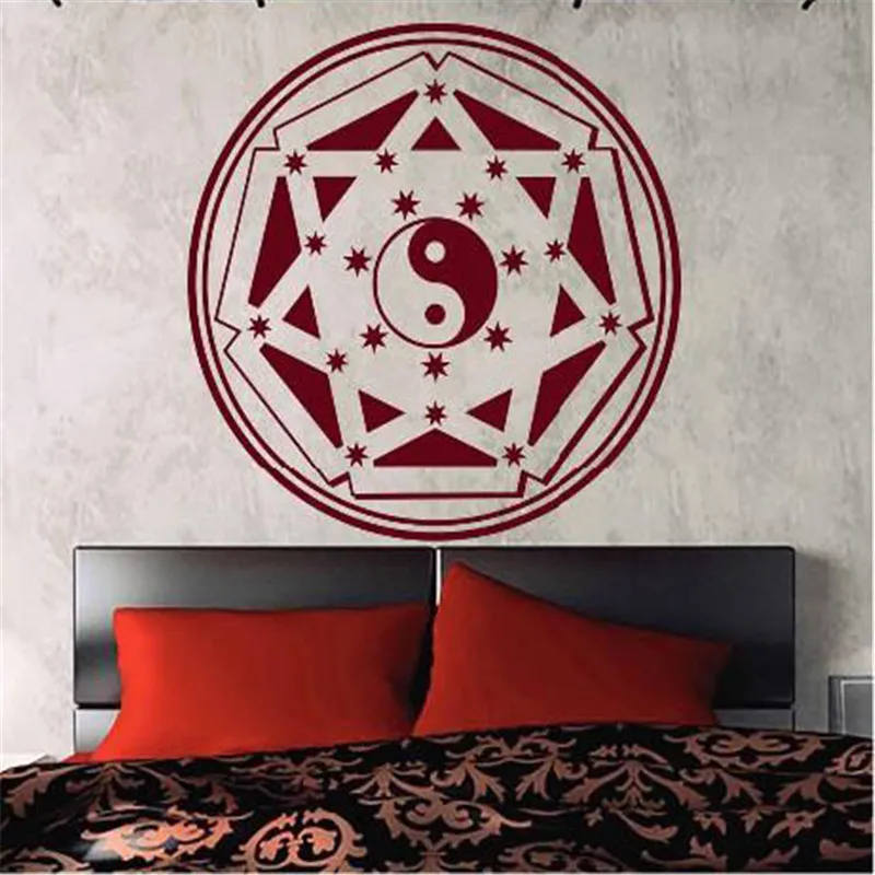 2016 индийская художественная наклейка на стены Мандала мантра Йога дзен буддизм