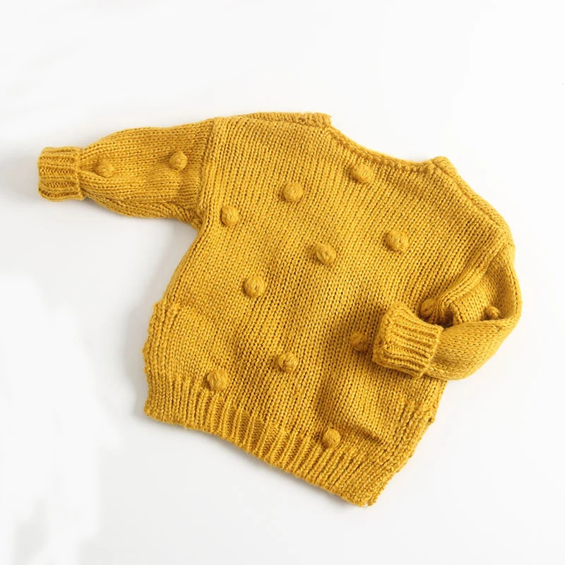 Adorable ball design sweater baby boy/girls long sleeve knitting outwear infant kids tops autumn winter children | Детская одежда и