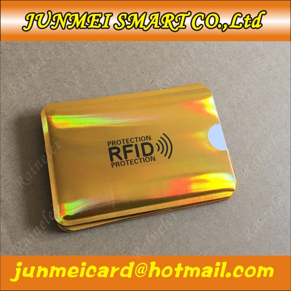 10 шт RFID экранированная красочная Блокировка втулки карты 13 56 mhz IC карта защиты NFC