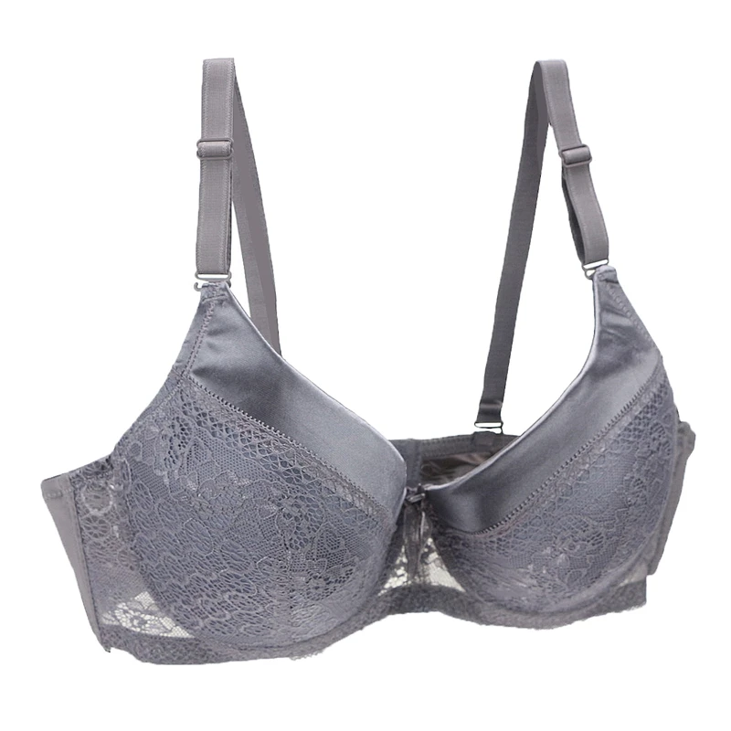 UIECOE бюстгальтер большого размера женский кружевной тонкая чашка лифчик мягкий