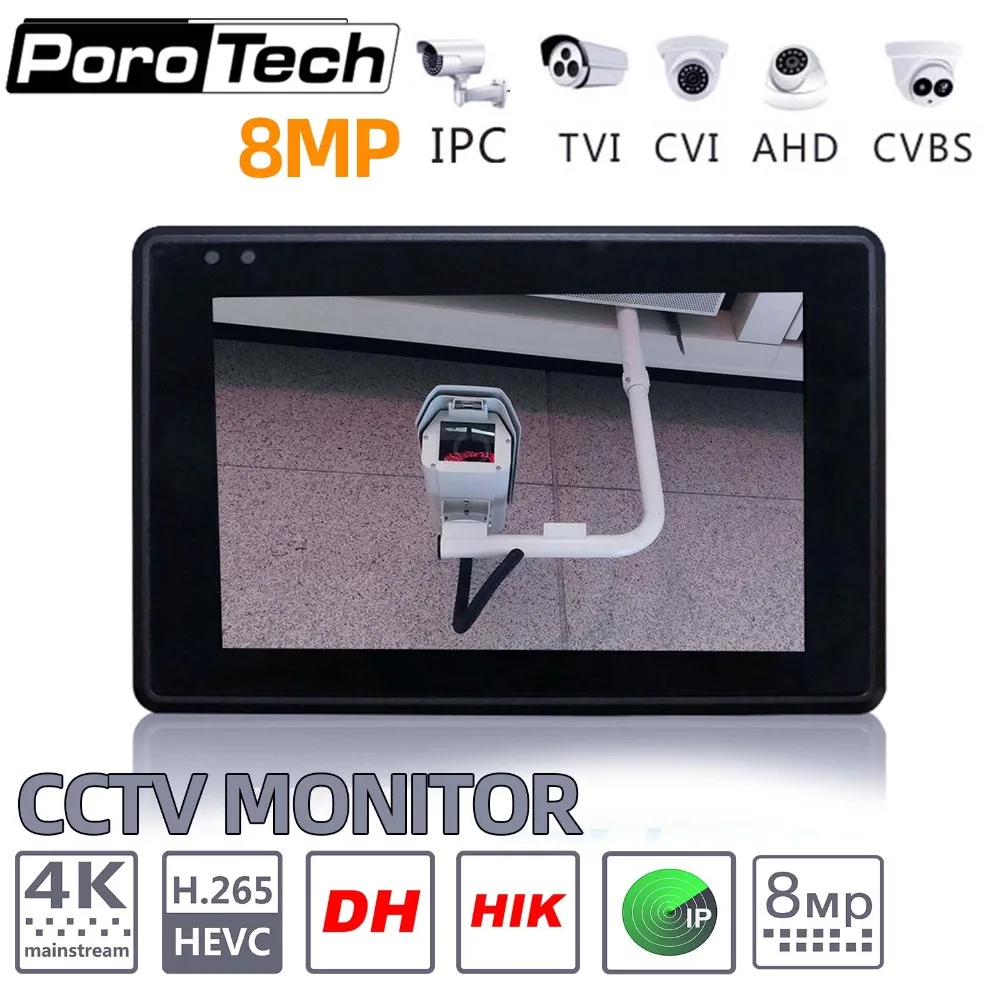 IPC1800 плюс " ip-камера тест er монитор CCTV TVI CVBS аналоговый видео тест PTZ контроль сенсорный экран H.265 4K 8MP 1080P с wifi