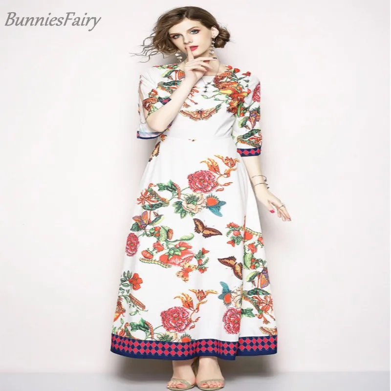 BunniesFairy 2018 Лето Prairie Chic Стиль Для женщин цветок бабочка животных Цветочный принт