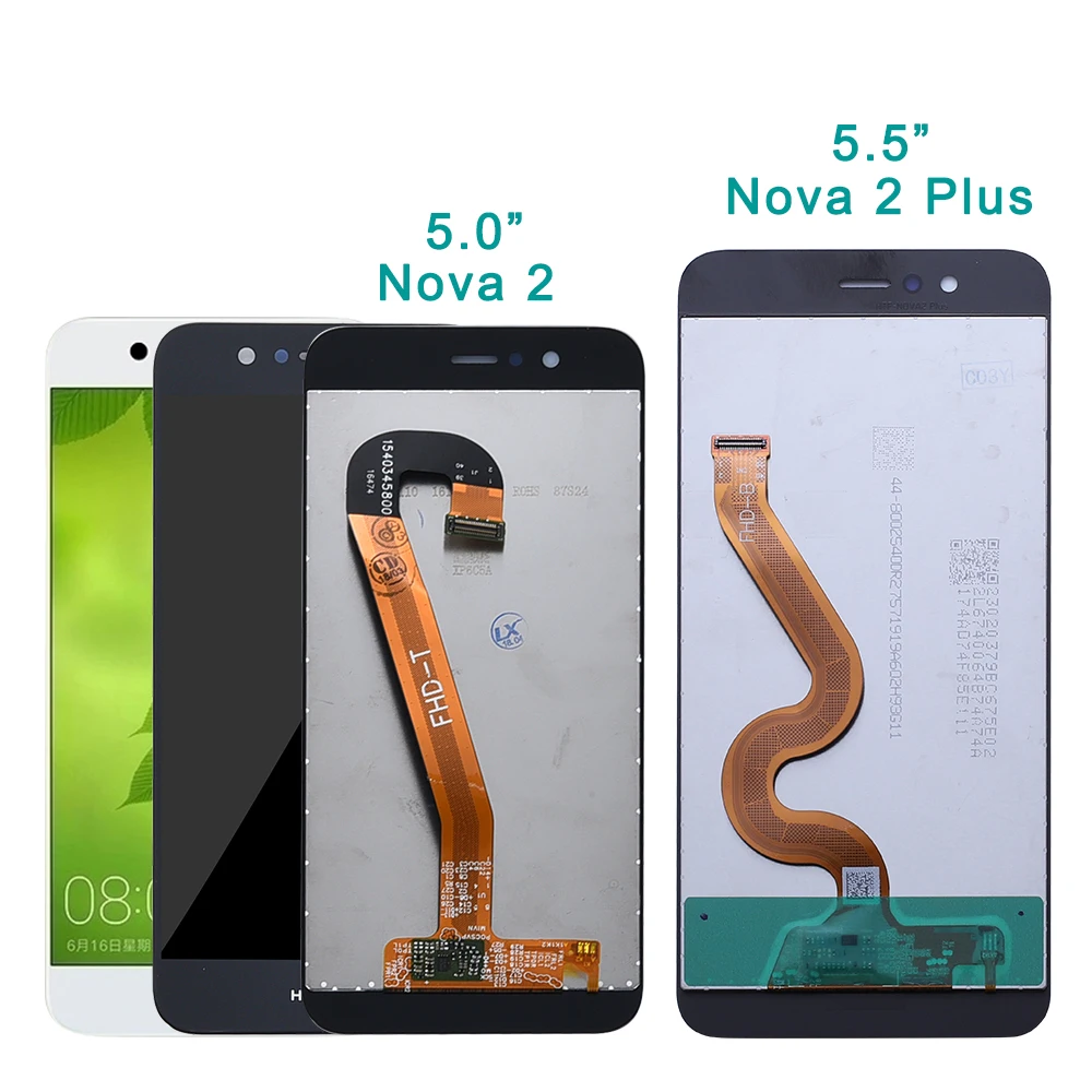 Huawei Nova 2 Plus ЖК-дисплей кодирующий преобразователь сенсорного экрана в сборе BAC L23 L03 для huawei Nova 2 lcd Nova2 PIC LX9 L29 L09 экран