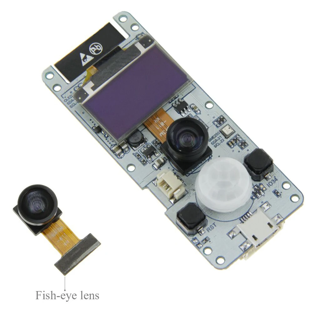 0 96 OLED Беспроводная фотография ESP32 WROVER двухъядерный мини OV2640 модуль камеры DIY