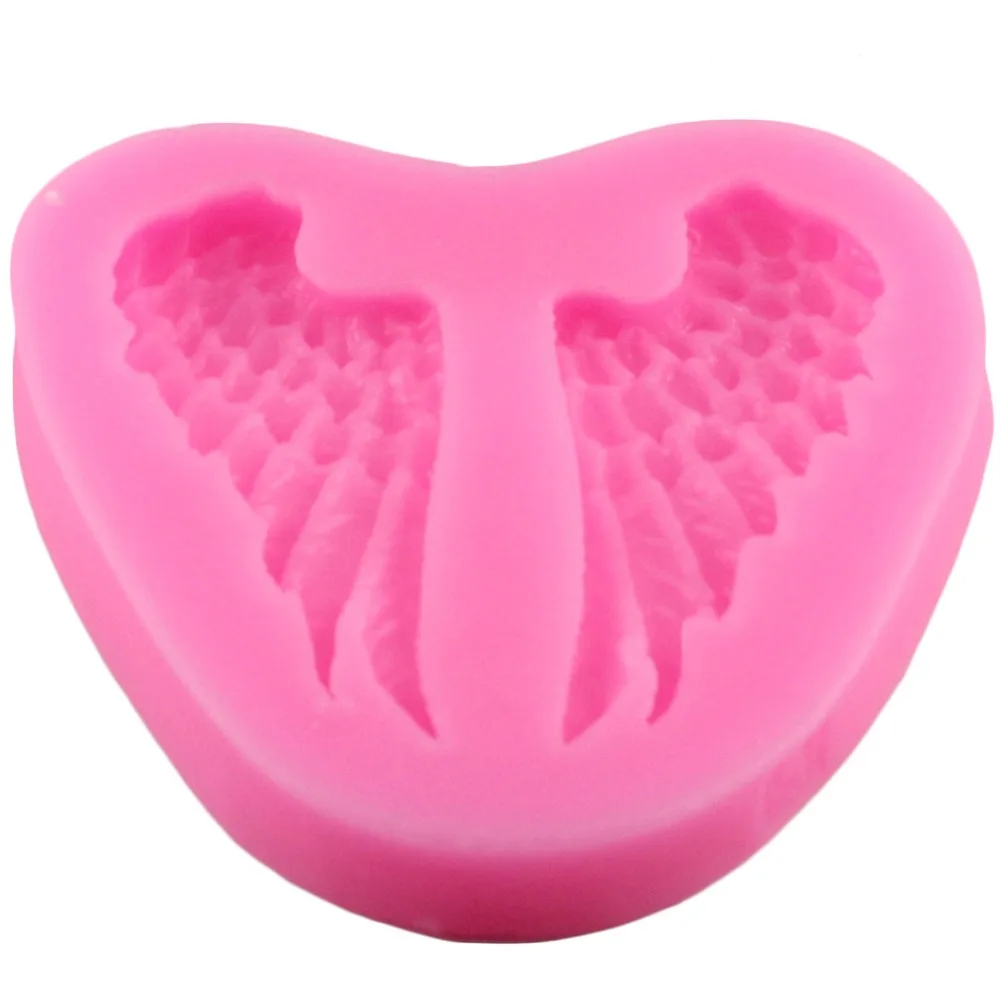 Кондитерские инструменты 1 шт. силиконовая форма ангелов крылья Форма помадки