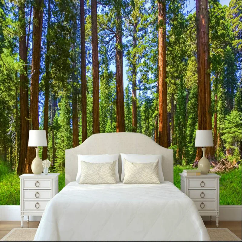 3d обои для гостиной дома фото современные фон настенная живопись фреска на елку |