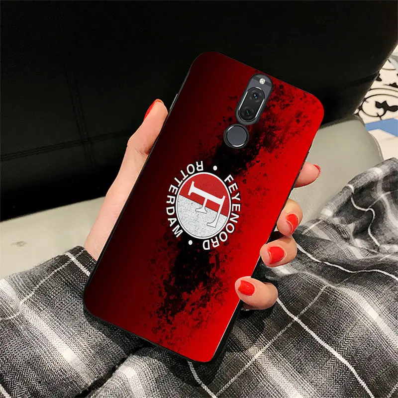 Yinuoda чехол для телефона Feyen Rotterd FC huawei P9 lite P10 черный мягкий Уретановый