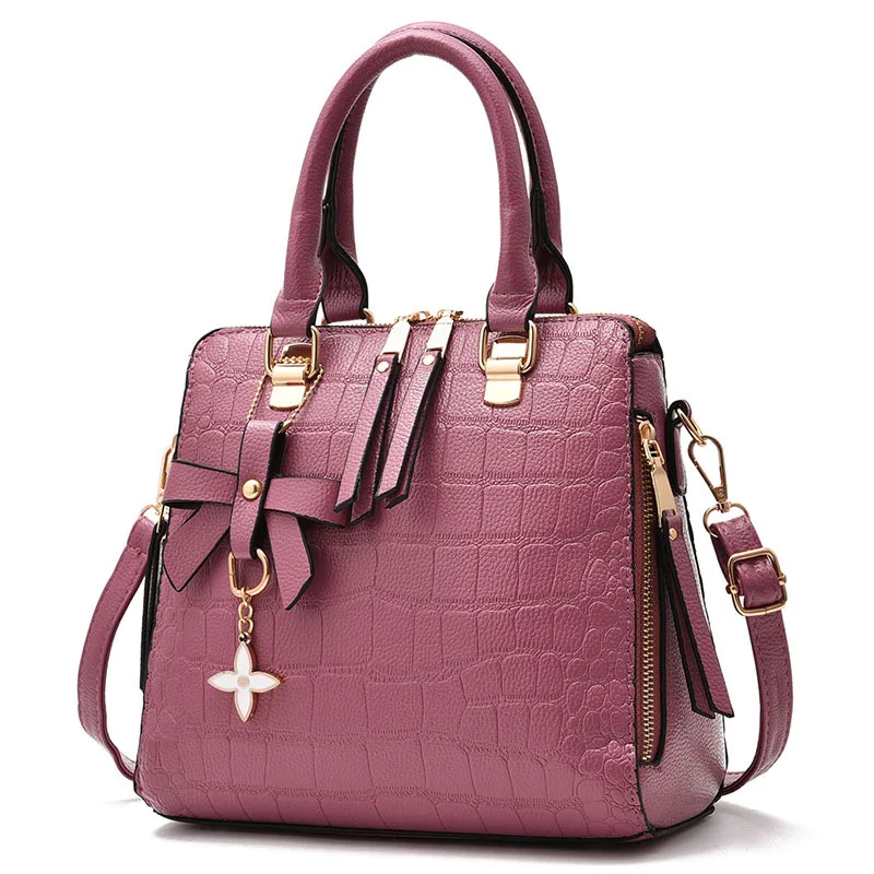 Luxury quality Lady Shoulder Crossbody Bags women Messenger Bag Crocodile leather Women butterfly Knot Designer HandbagsDFMP | Багаж и