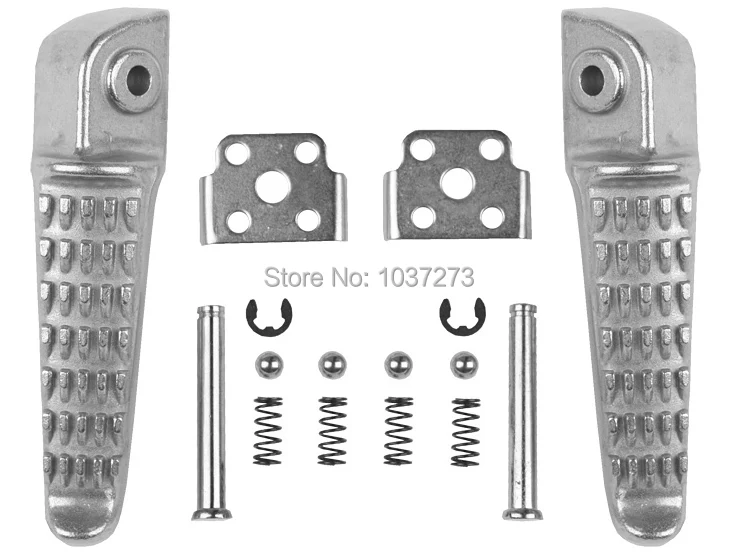 Задние подножки для Kawasaki ZX10R ZX 10R 2004 2005 серебристые|bracket plate|bracket holderpeg toys |