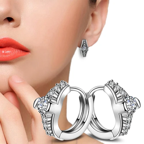 Для женщин Модная элегантная Свадебная вечеринка Jewelry блестящие кубического