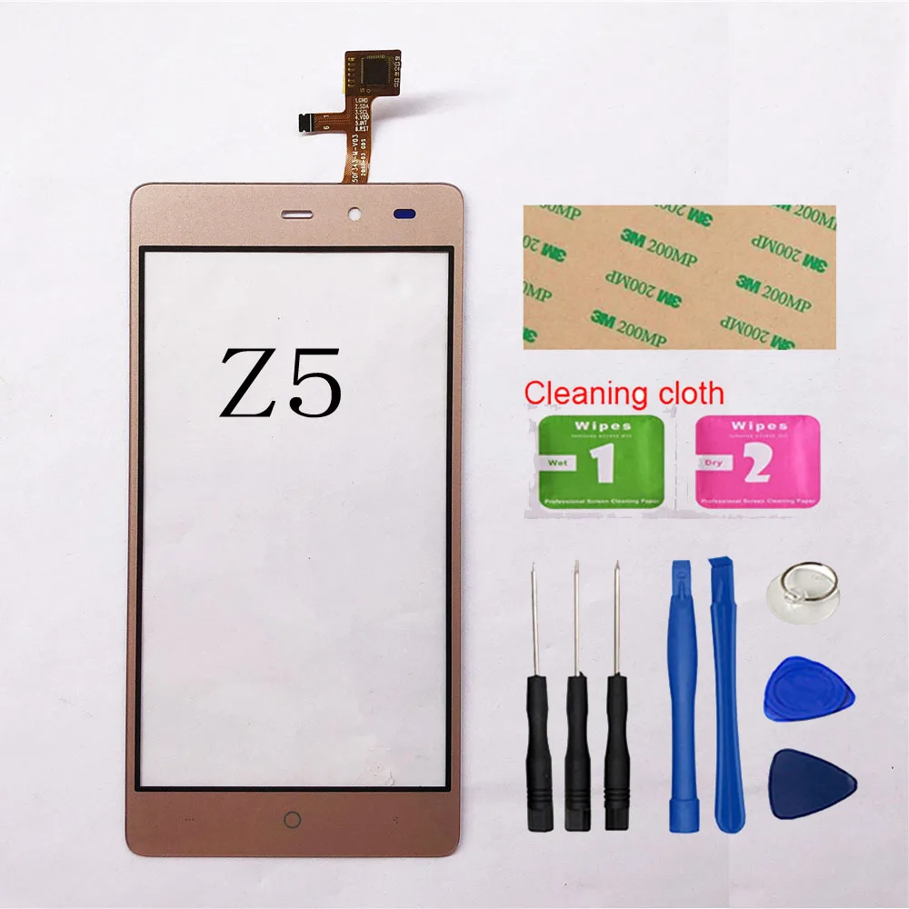 Rose Gold And Tools 5,0 ''телефон сенсорный экран для Leagoo Z5 Z5C сенсорный экран дигитайзер Сенсорная панель Замена переднего стекла объектив сенсор - Цвет: Rose Gold And Tools