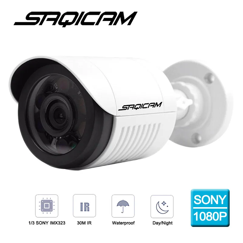 Saqicam 4CH 1080N DVR безопасности Системы комплект 2 шт. sony 1080 P Водонепроницаемый ночного