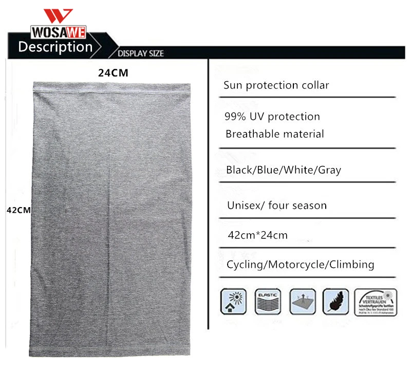 WOSAWE мотоциклетная маска Балаклава защита лица от УФ лучей шеи Велоспорт сноуборд