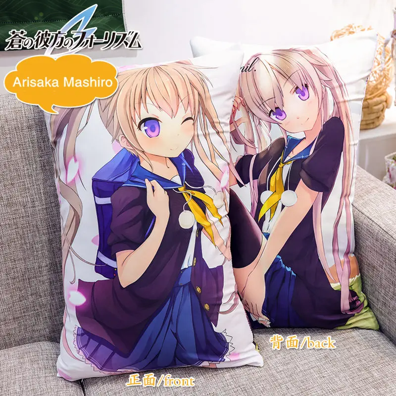 Аниме Four Rhythm Across the Blue Aokana Rika Mashiro Dakimakura обнимающая подушка для тела Чехол