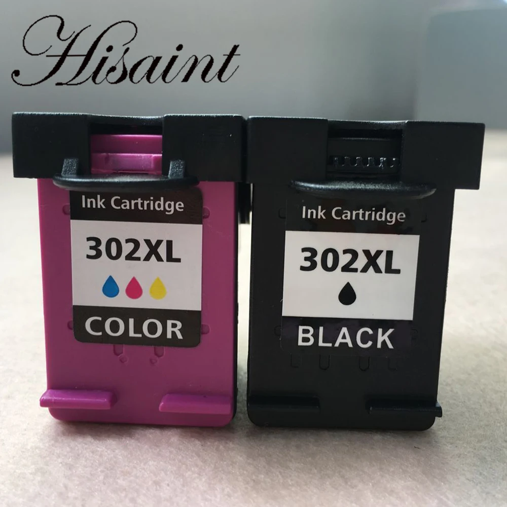 Hisaint восстановленные картриджи HP 302XL для HP302 черные и цветные чернила принтеров Envy