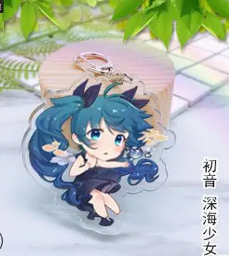 18 Мой сосед Тоторо акриловый брелок Хацунэ Мику himono onna ANOHANA Подвески брелок косплей Кагами Тайга Hyuga Junpei Llavero - Цвет: 18