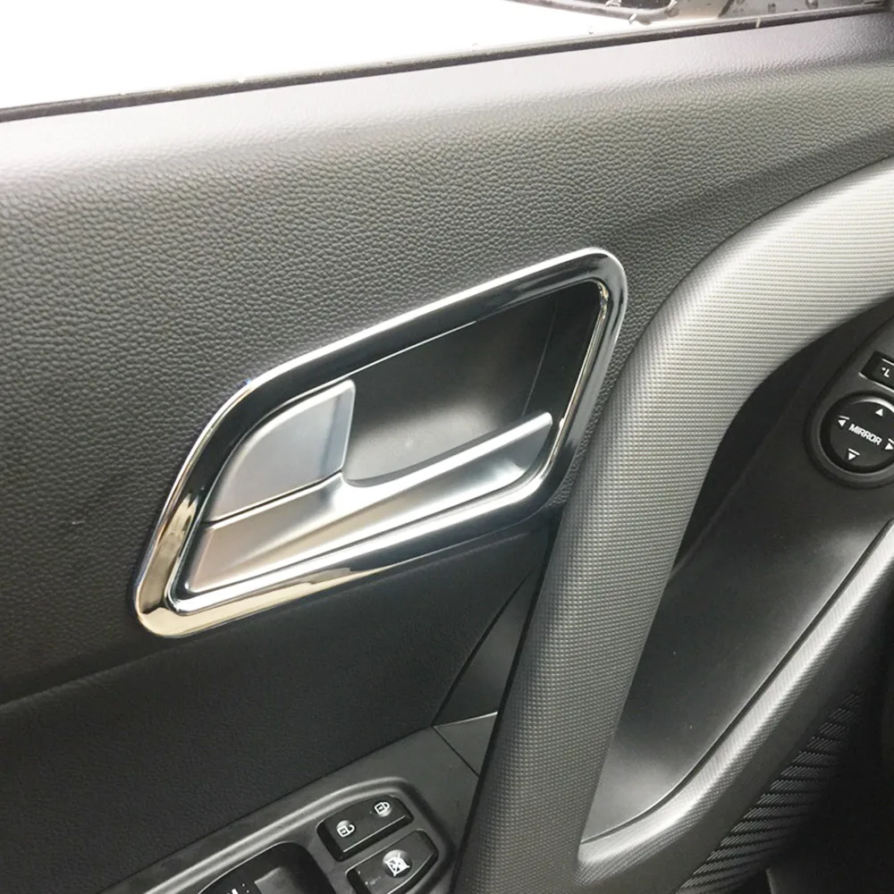 Хромированные внутренние аксессуары для HYUNDAI IX25 CRETA 2014 2015 2016 2017 автостайлинга |
