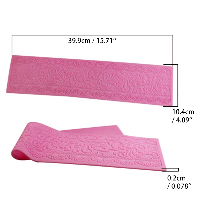 Кружевной силиконовый коврик для помадки сделай сам кружевной антипригарный