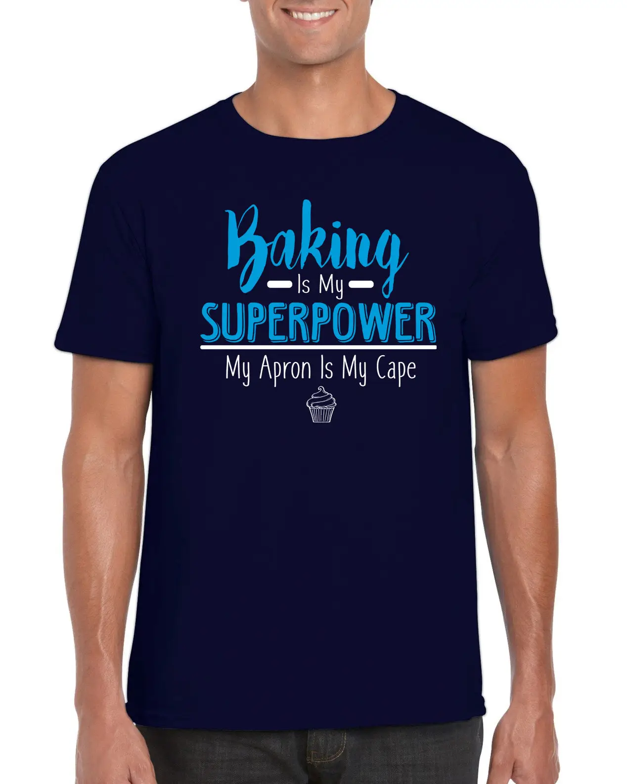 Baking is My Super power (мой фартук мой плащ) забавная футболка с надписью Герой в стиле хип