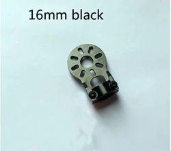 16mm black Yuenhoang 2 шт. D12MM 16 мм 18 мм углеродное волокно трубка рычаг крепления двигателя алюминиевый сплав держатели Drone рамка фиксированные сиденья - Цвет: 16mm black