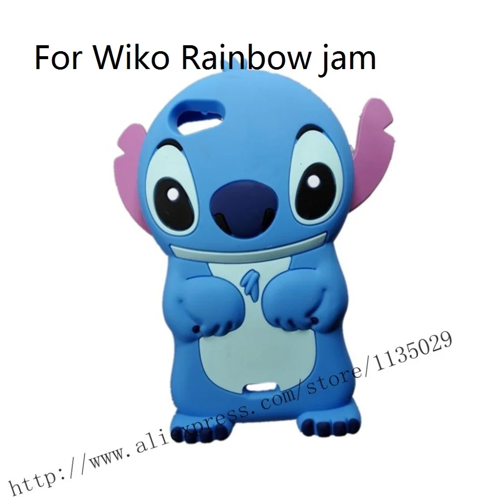 Новое поступление Wiko радуги варенье чехол 3D мультфильм стежка милый дизайн