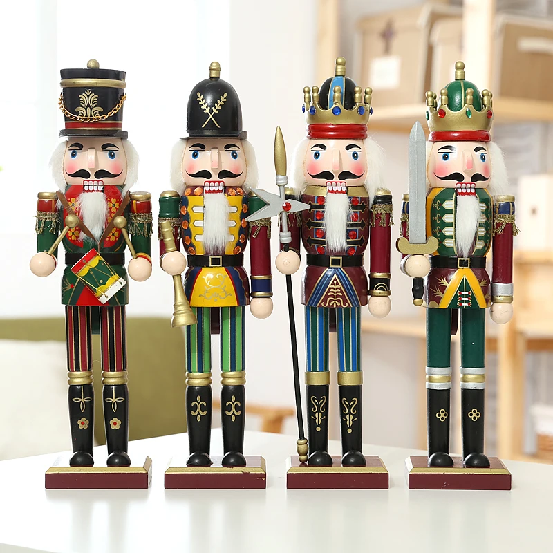 

Special offer 30cm Nutcracker Christmas ornaments Home Furnishing puppet soldiers Zakka wedding christmas decorations for home