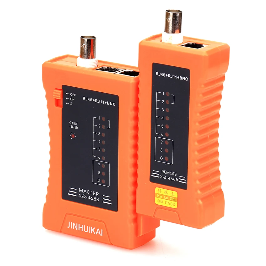 KELUSHI Новый профессиональный тестер кабеля Ethernet RJ45 RJ11 LAN BNC кабель сети | Мобильные