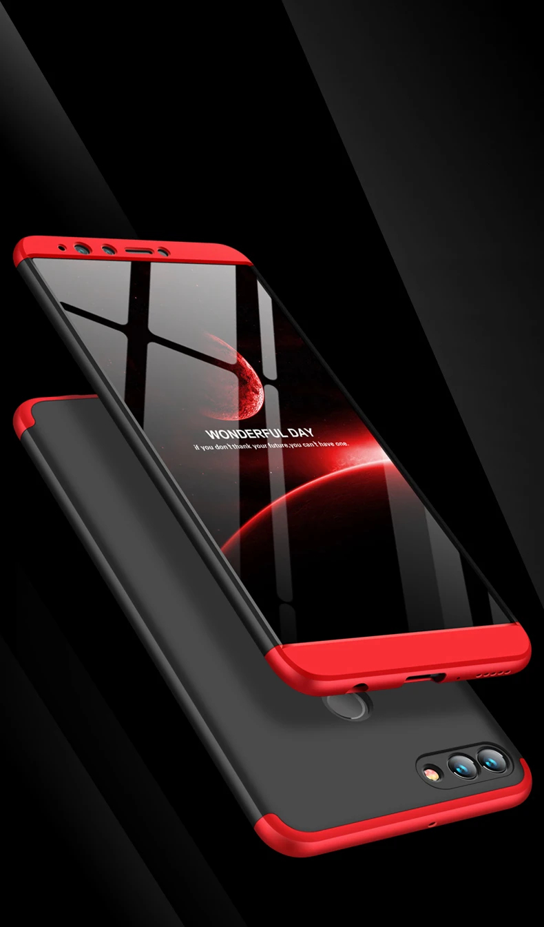 Чехол для Huawei Y9 2018 Роскошный Матовый чехол с полным покрытием на 360 градусов