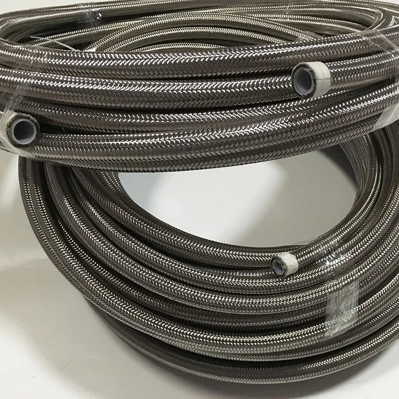 HT Racing Store 2meters AN3 плетеный шланг из нержавеющей стали 3AN AN 3 тормозной PTEF