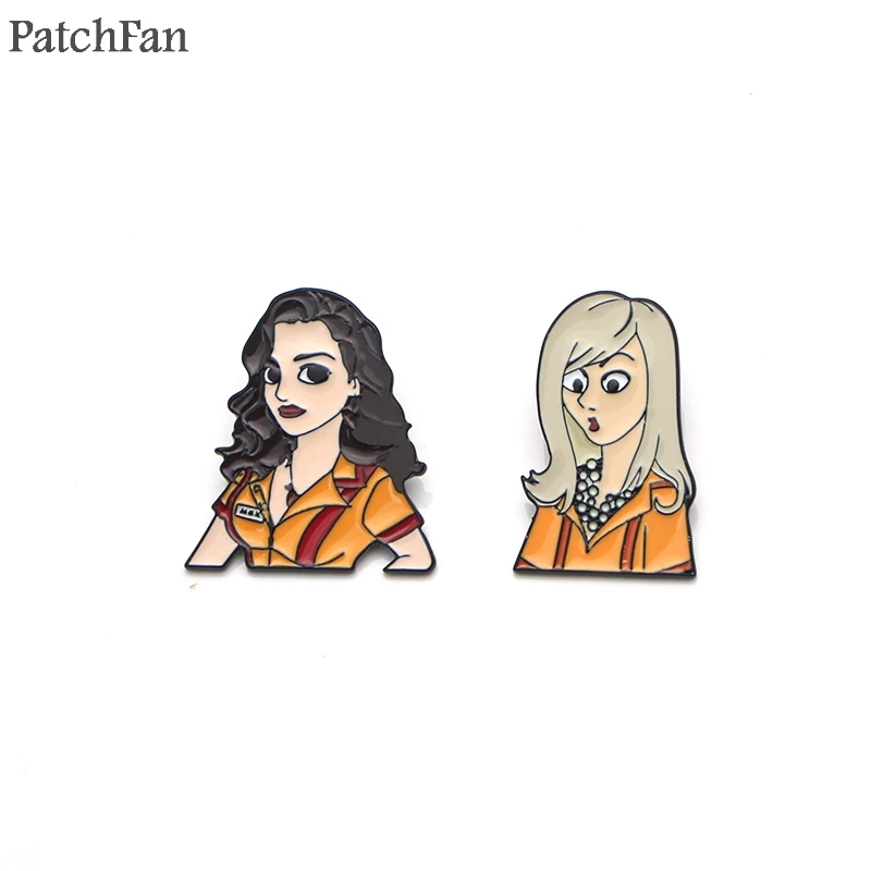 Patchfan две девицы на мели &quotЛучшие друзья&quot цинковый шпильки para рюкзак гордость