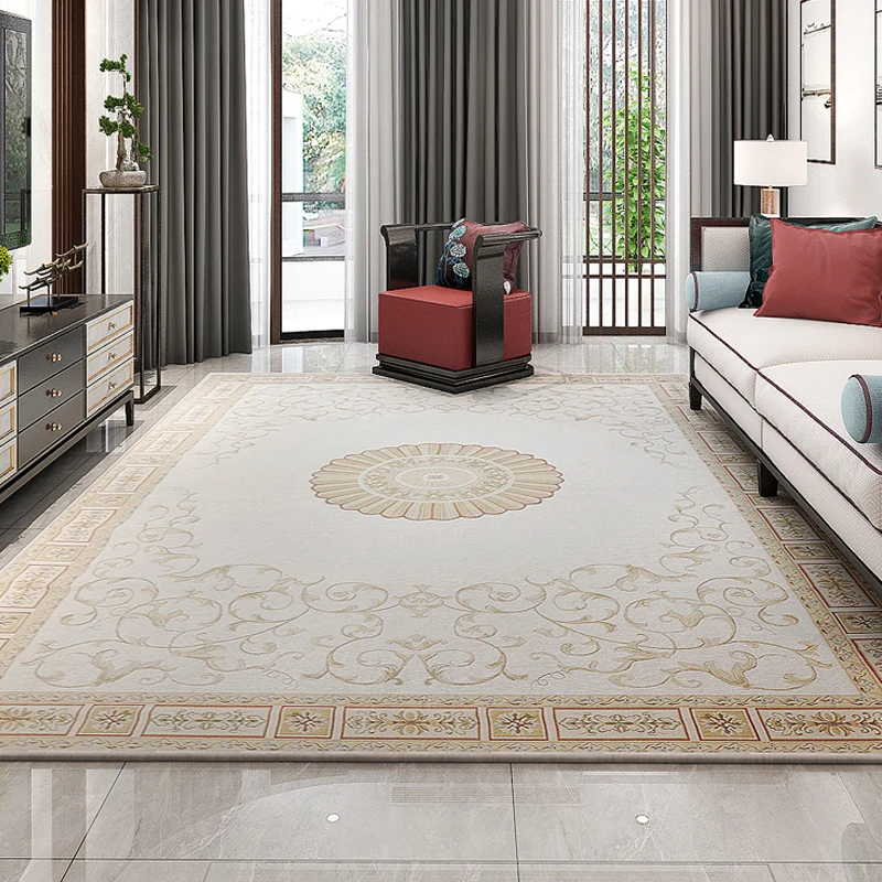 

Chinese Style Rugs and Carpets For Living Room Modern Bedroom Bedside Rugs Hallway Home Carpet Runner Rugs Floor Door Mat