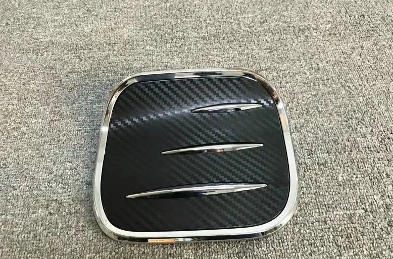 Автомобильная Наклейка ABS Caron углеродное волокно хромированная крышка для