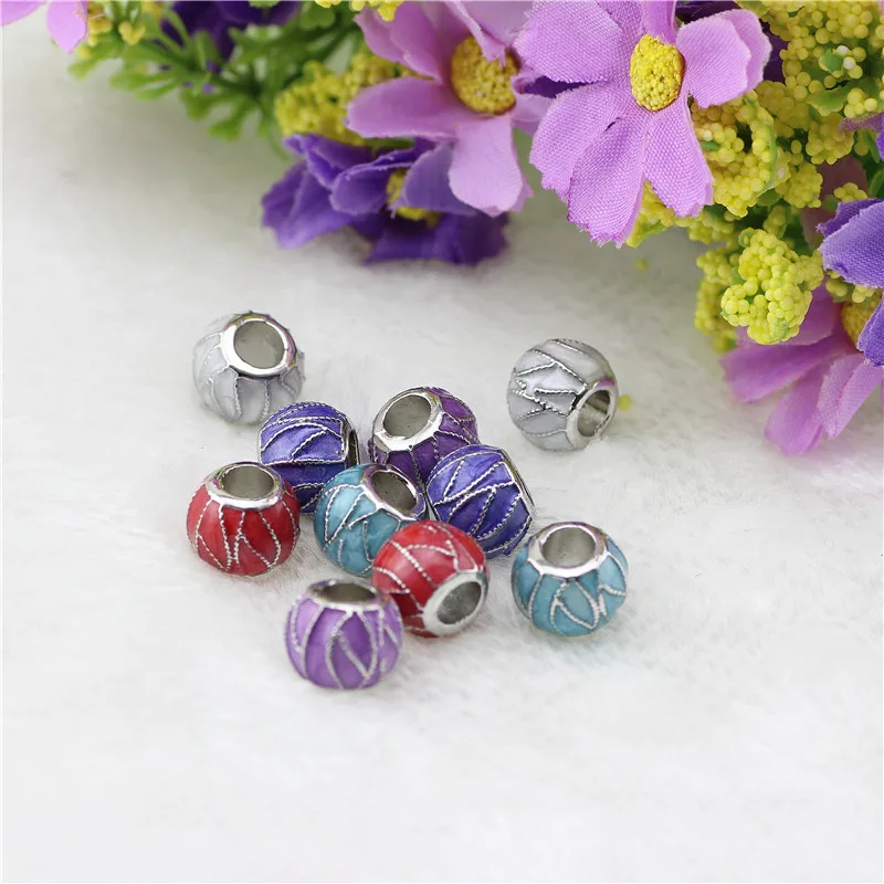 Оригинальные 5 цветов граненые с переплетающимся узором Сияющие Подвески pan beads Fit