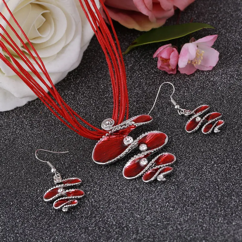 Модный брендовый Африканский комплект ювелирных изделий 2020 свадебные кожаные