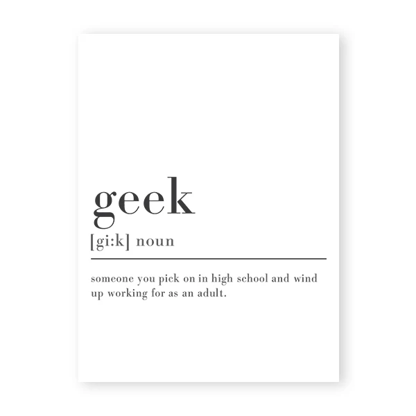 Gamer Definition Картина на холсте настенные картинки смешные рисунки Юмористические