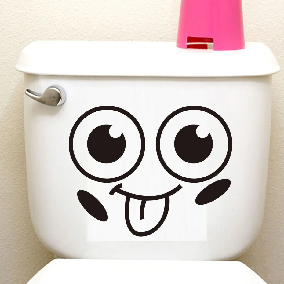 Большие наклейки для туалета DCTOP забавные виниловые унитаза DIY домашнего декора