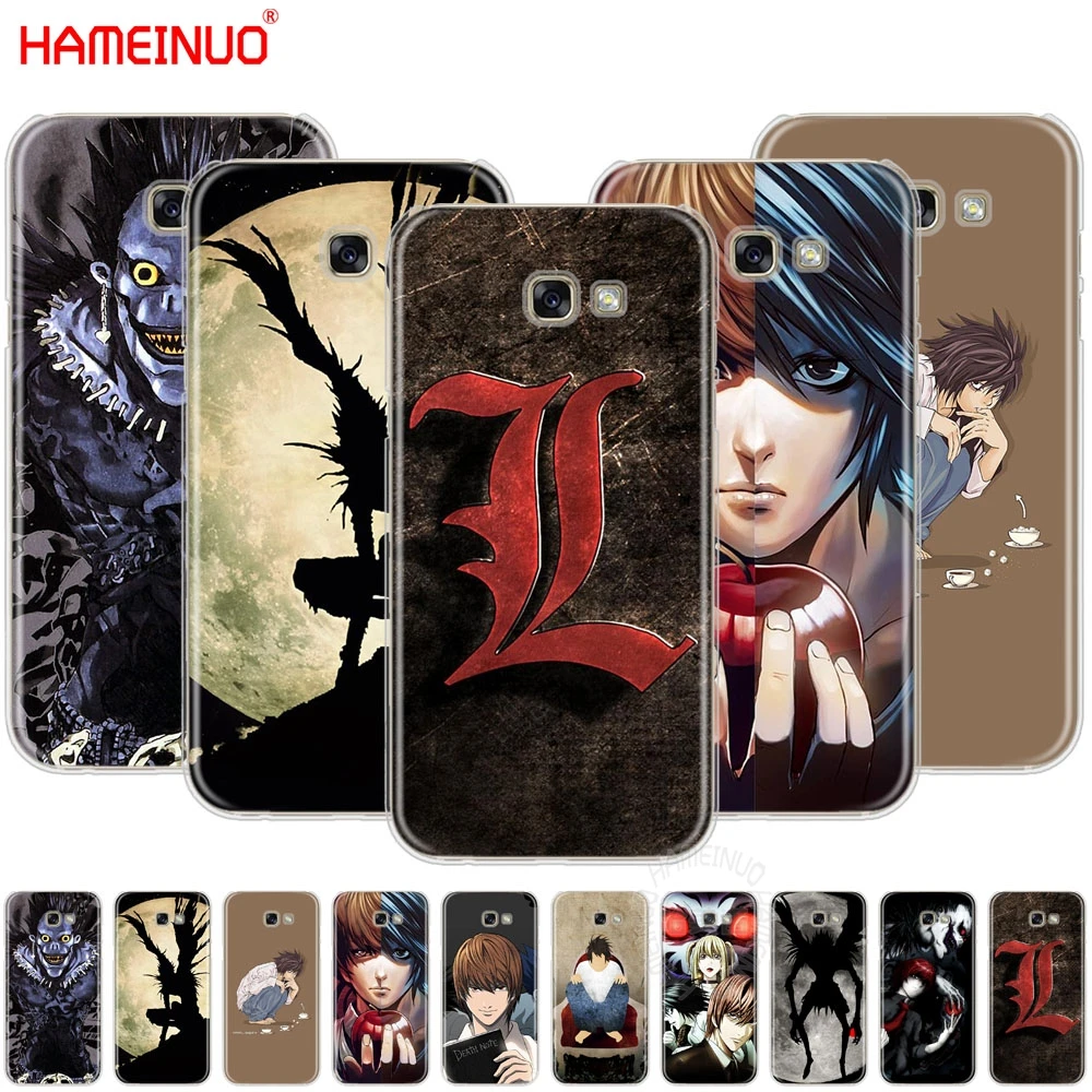 HAMEINUO чехол для сотового телефона с аниме Death Note Samsung Galaxy A3 A310 A5 A510 A7 A8 A9 2016 2017 2018 |