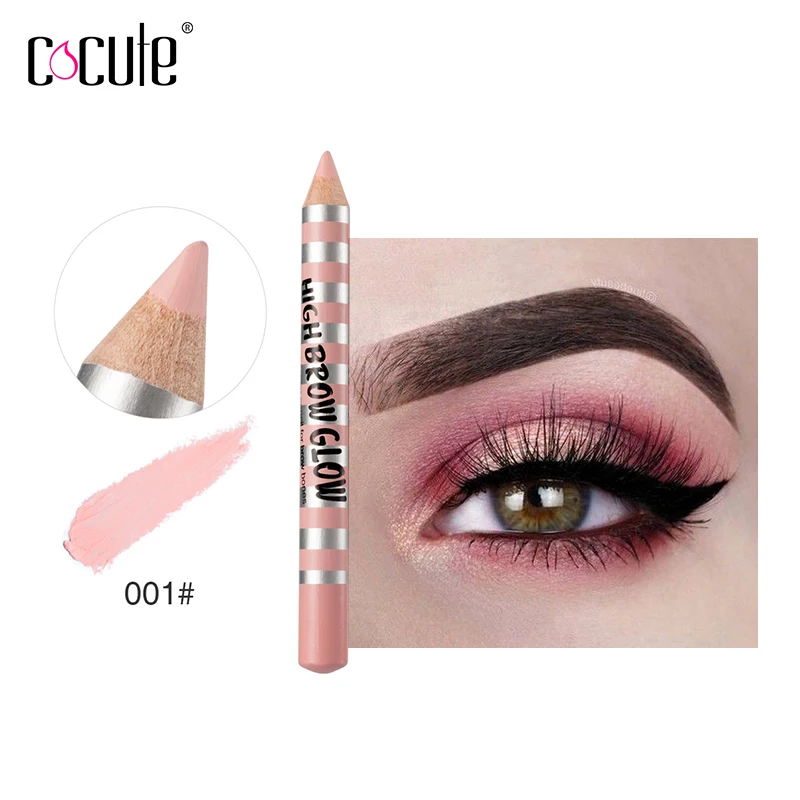 Cocute Хайлайтер для бровей, карандаш, розовая ручка, 4 цвета, макияж, краска, карандаш для бровей, водостойкий косметический карандаш для бровей, хайлайтер