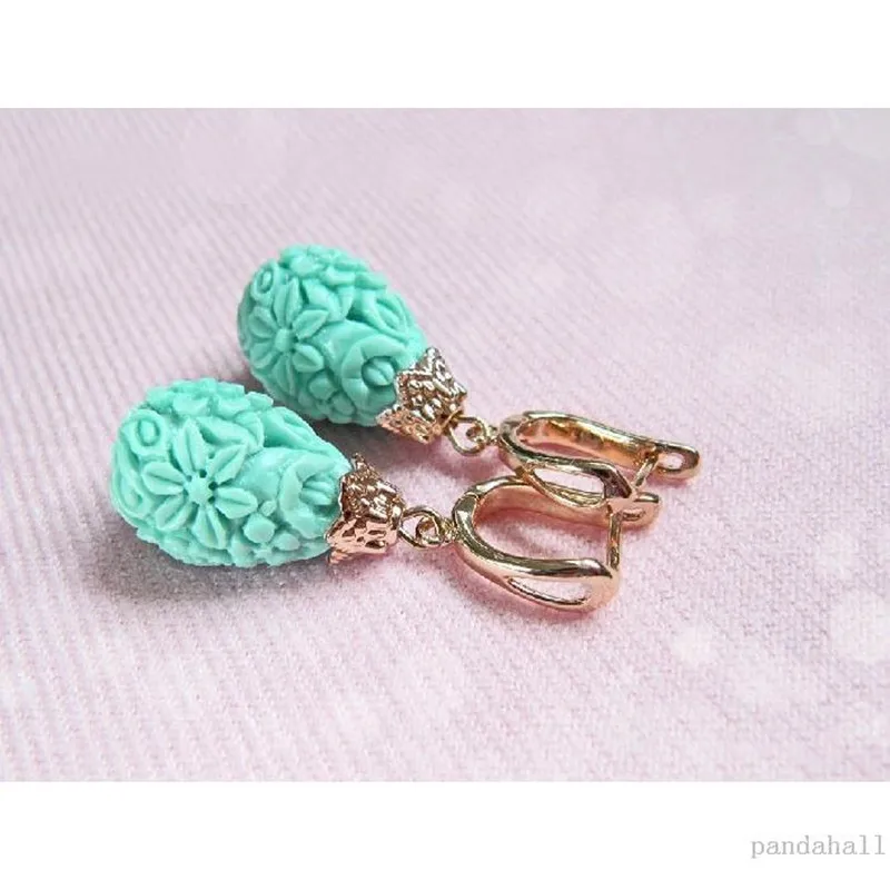 

pandahall 50pcs Brass Hoop Earring Findings for women vintage Golden For Dangle Drop Earrings jewelry Accessories 17x13mm F75