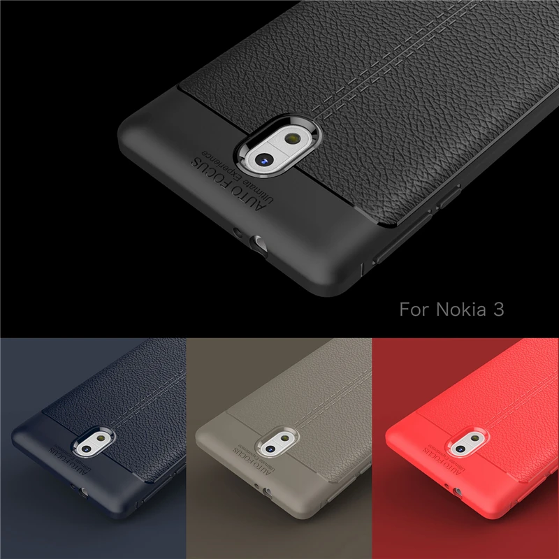 Чехол для телефона Nokia 3 роскошный армированный резиновый силиконовый чехол