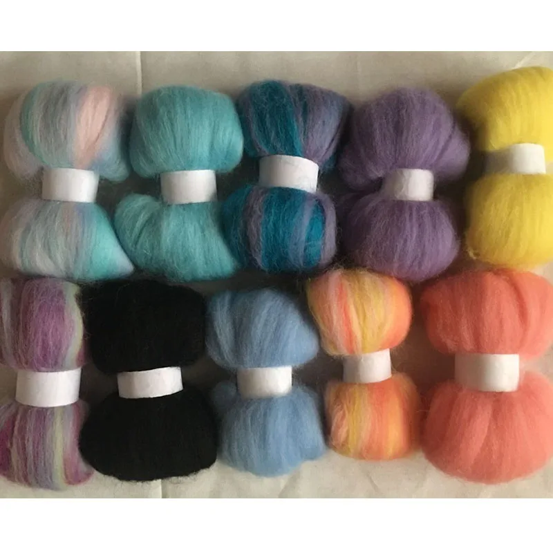 Лана Мерино шерсть набор для вычесывания игл сделай сам crafa 100 г шерсти|merino wool