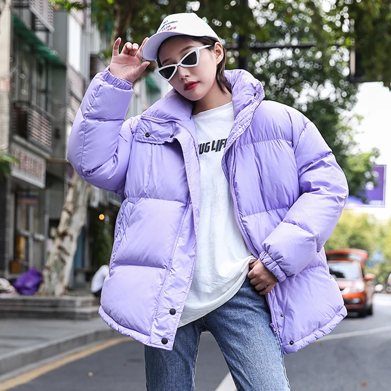 2018 New Winter Coat Women High Quality Parka Fashion Jacket Loose Thicken Bread Streetwear Windproof Outwears CO029 | Женская одежда