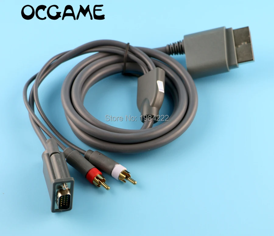 OCGAME 3 шт./лот высококачественный 1 8 м компонент VGA HD AV кабель высокой четкости для